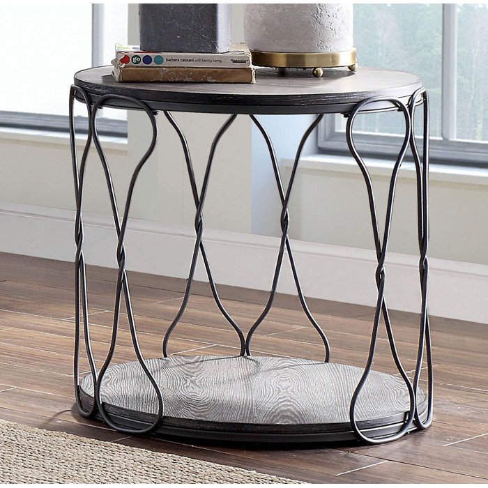 Trent Austin Design® Maciel 24'' Tall Floor Shelf End Table & Reviews